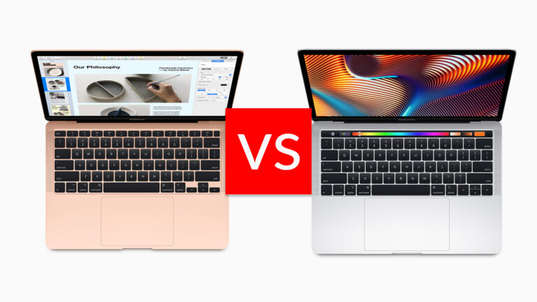Comparison Between Macbook Pro And Apple Macbook Air